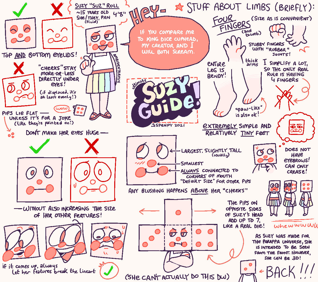 Suzy Reference Sheet
